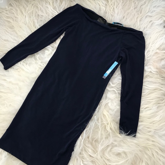 Alice + Olivia Bateau Neckline Mini Dress - Picture 7 of 7